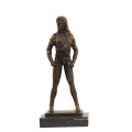 Musique déco en laiton statue classique Michael Sculpture en bronze Sculpture Tpy-900